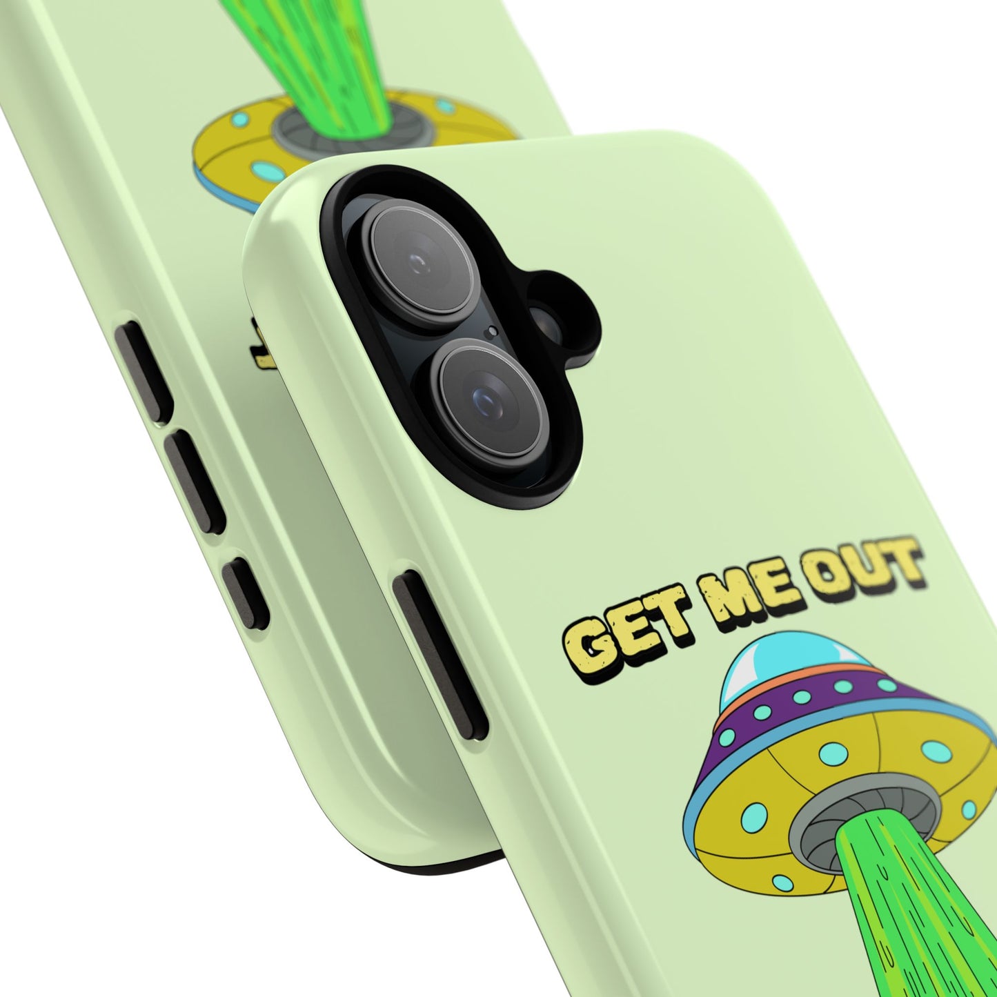 Get Me Out of Here | Coque résistante anti-choc — Vert Menthe