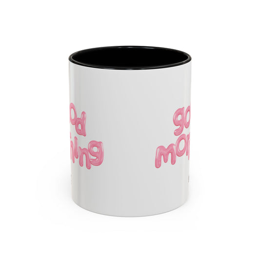 Balloon Cup | Mug bicolore en céramique avec une phrase en lettres “ballon” - 330ml