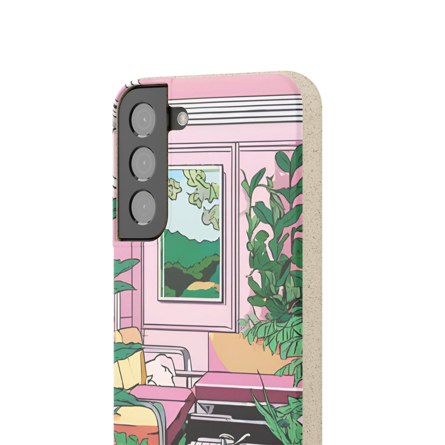 Plant Pop Case | Coque biodégradable en bambou et bioplastique avec design coloré | Parfait pour les amoureux des plantes - Avec emballage cadeau