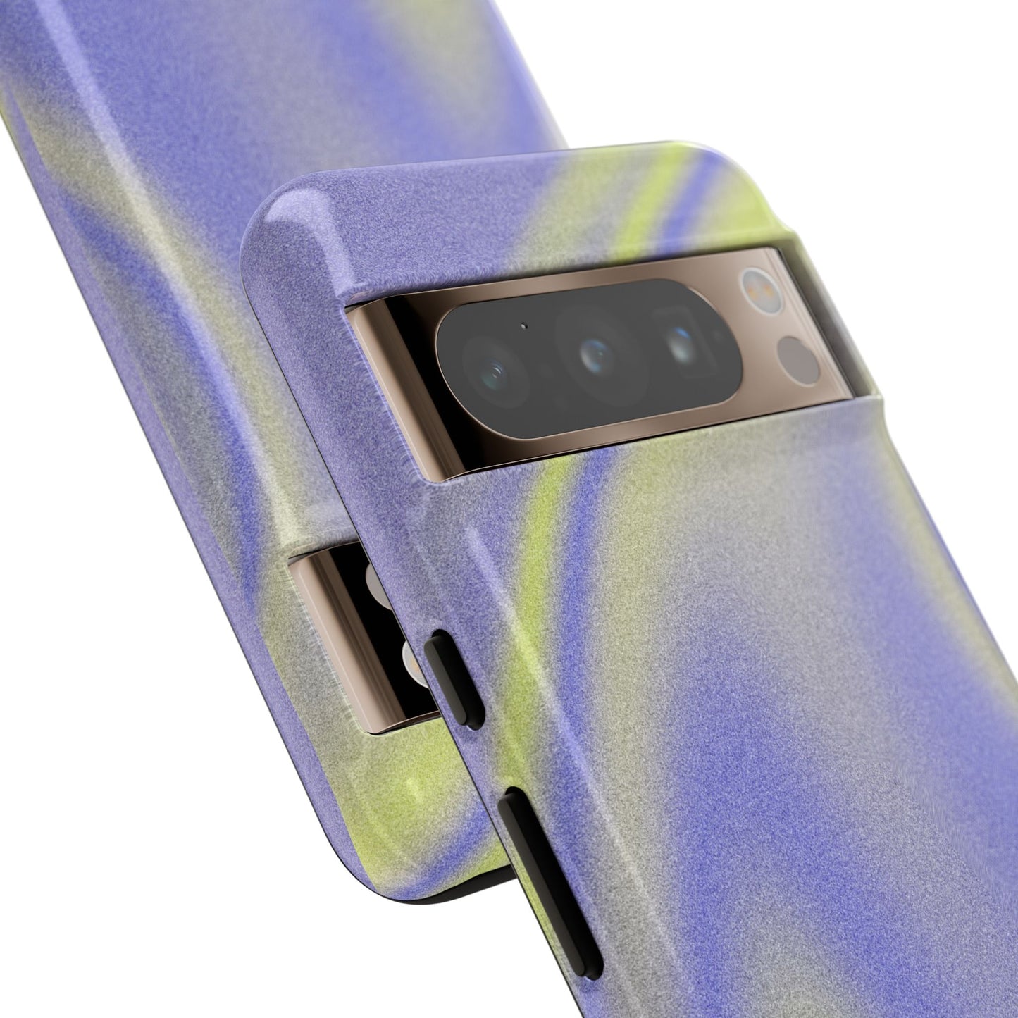 Vibrant Case | Coque résistante double protection anti-choc - Violet & Jaune