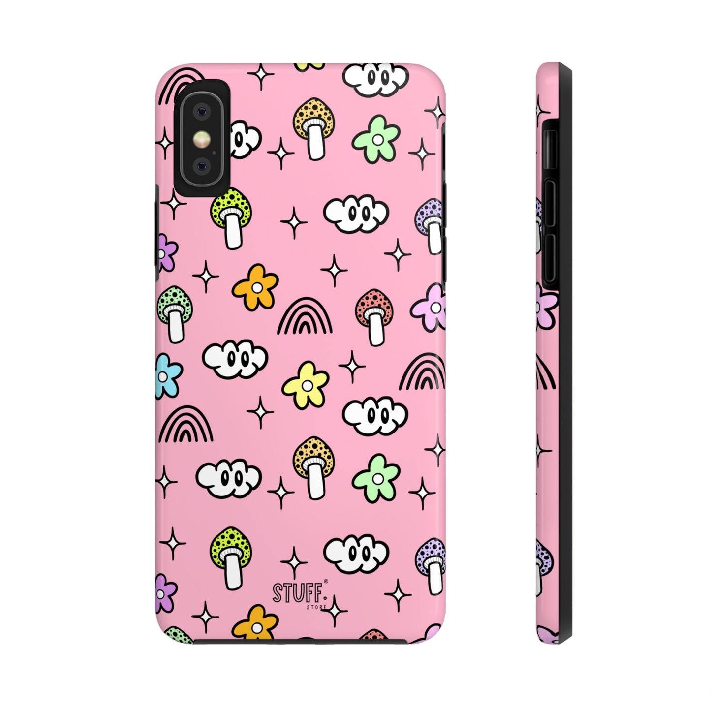 Pixie Case | Coque résistante double protection | Pixie Collection - Pink Matte Effect