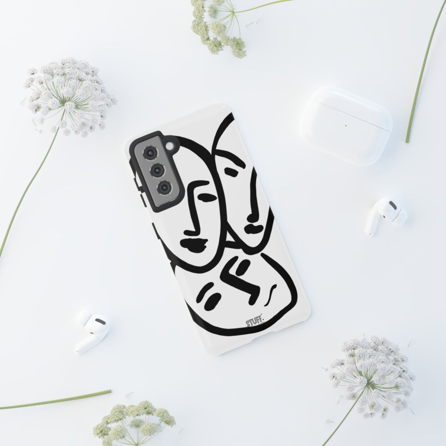 Les Trois Visages | Coque résistante double protection — inspiration Matisse