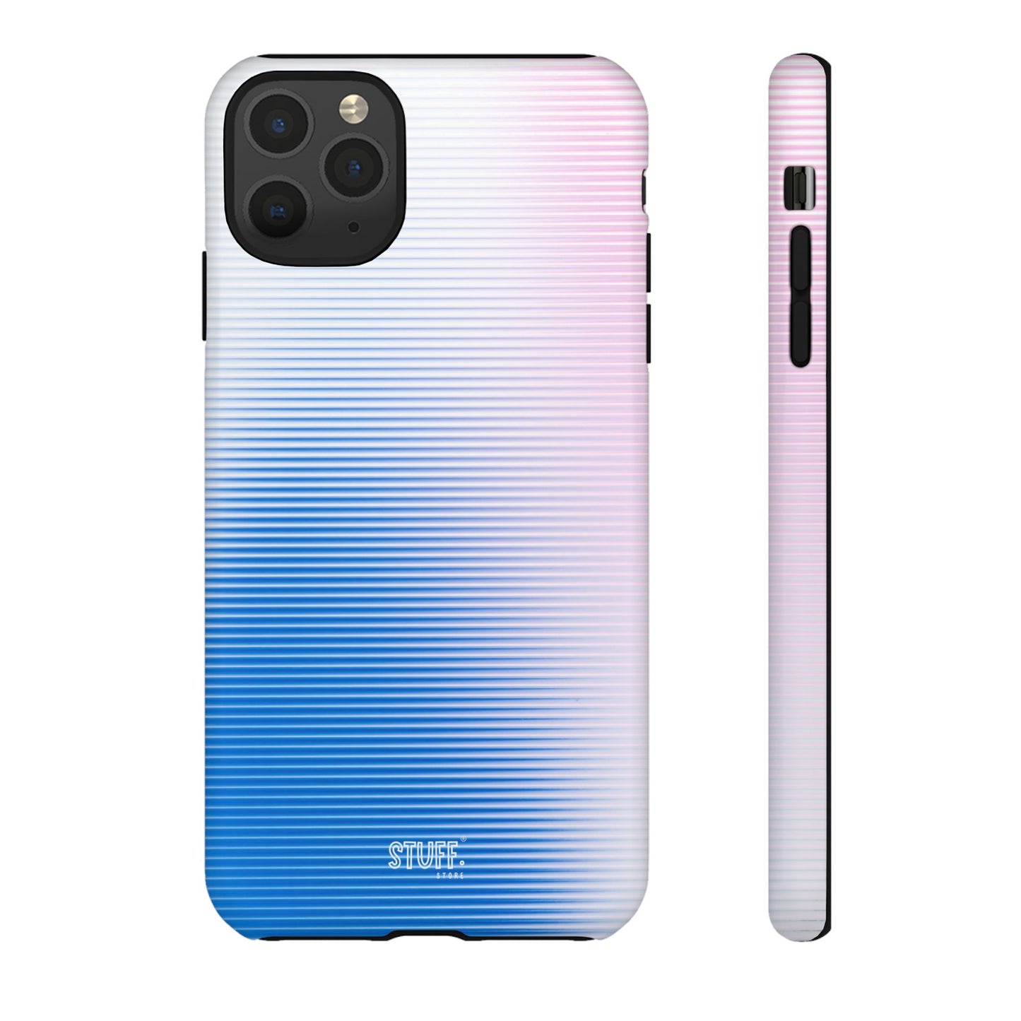 Gradient Case | Coque résistante double protection anti-choc - Dégradé Bleu & Rose