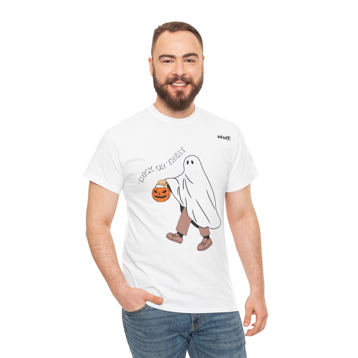 trick or treat heavy cotton tee