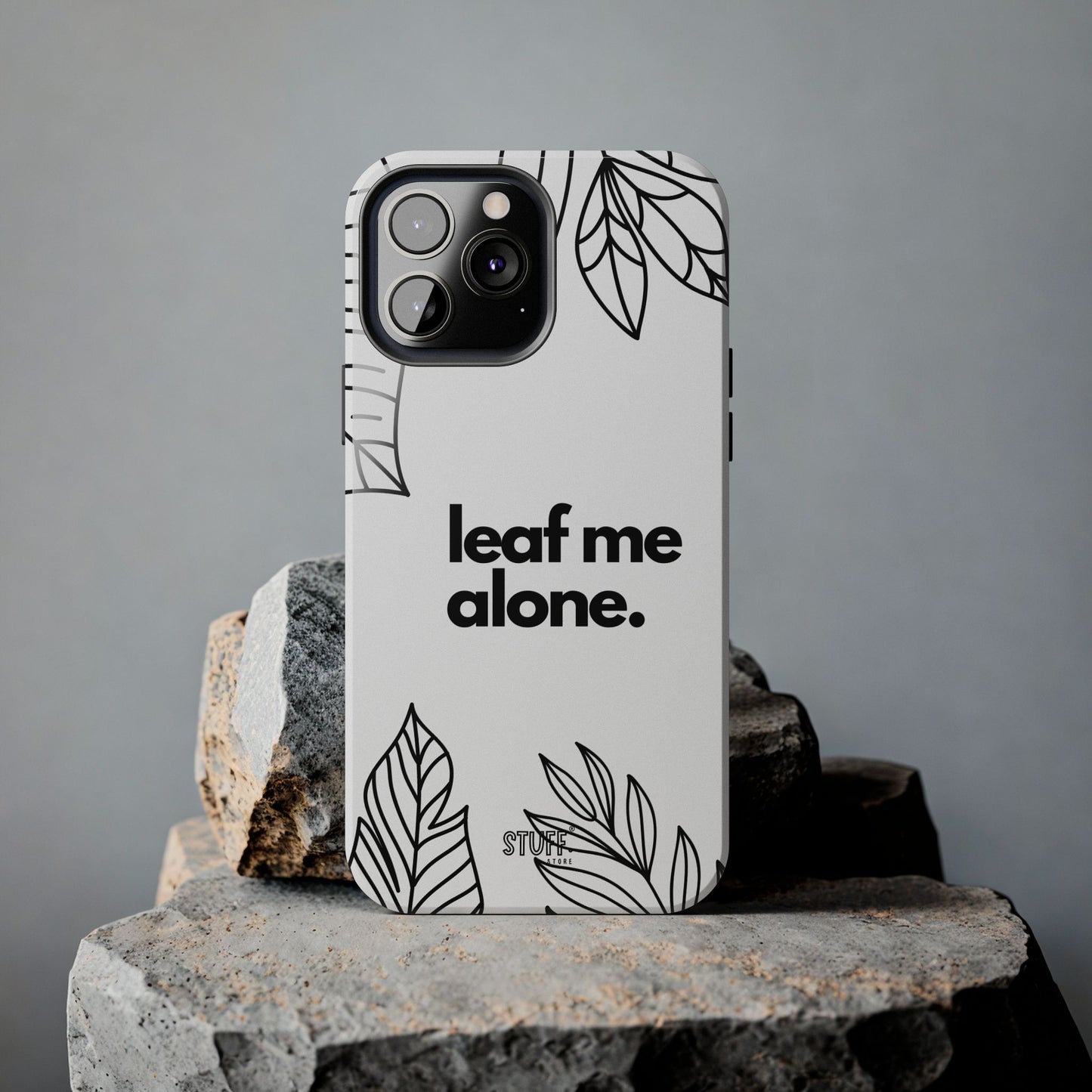 Leaf Me Case | Coque résistante double protection avec design minimaliste