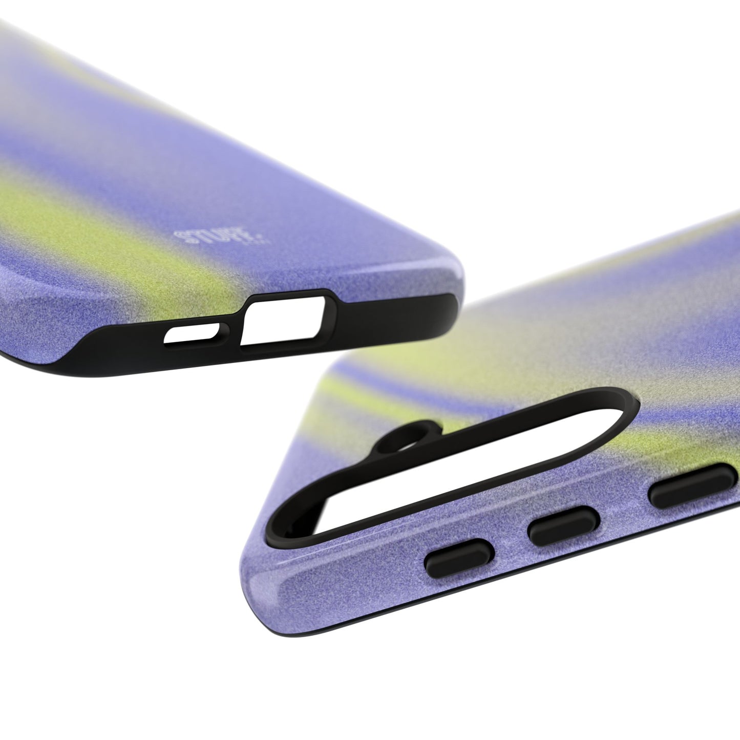 Vibrant Case | Coque résistante double protection anti-choc - Violet & Jaune