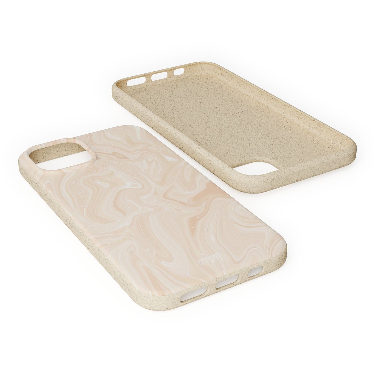 Liquid Marble Case | Coque Eco-Friendly en Bambou et Bioplastique Effet Marbré - Disponible avec Emballage Cadeau