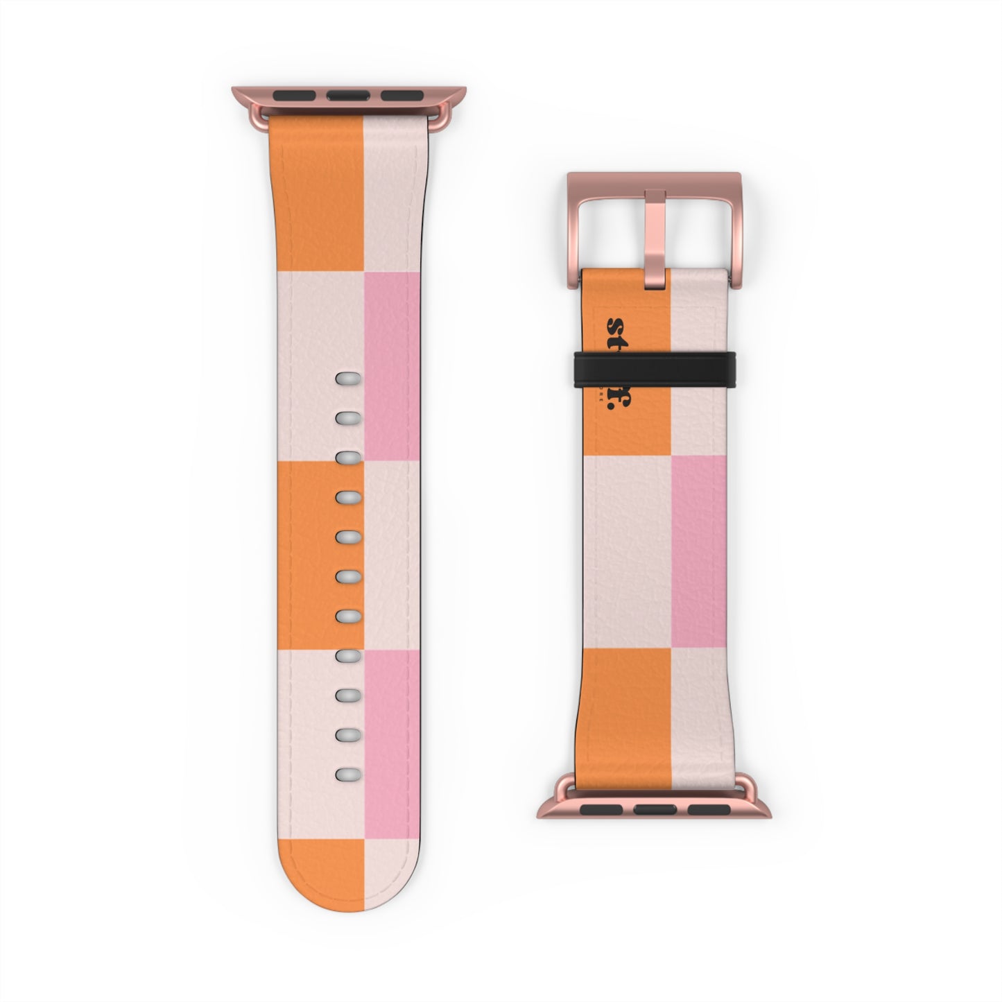 Peachy Band | bracelet Apple Watch simili cuir