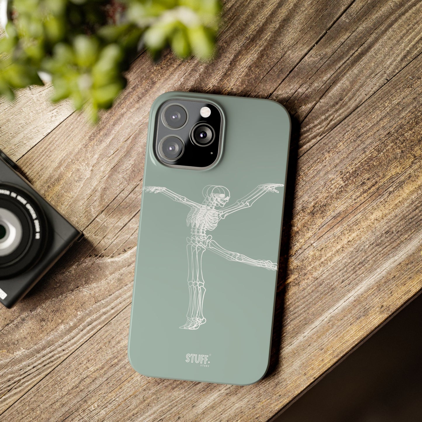 Bone-a-Rina | Coque slim durable et anti-chocs avec Design de Squelette Ballerine