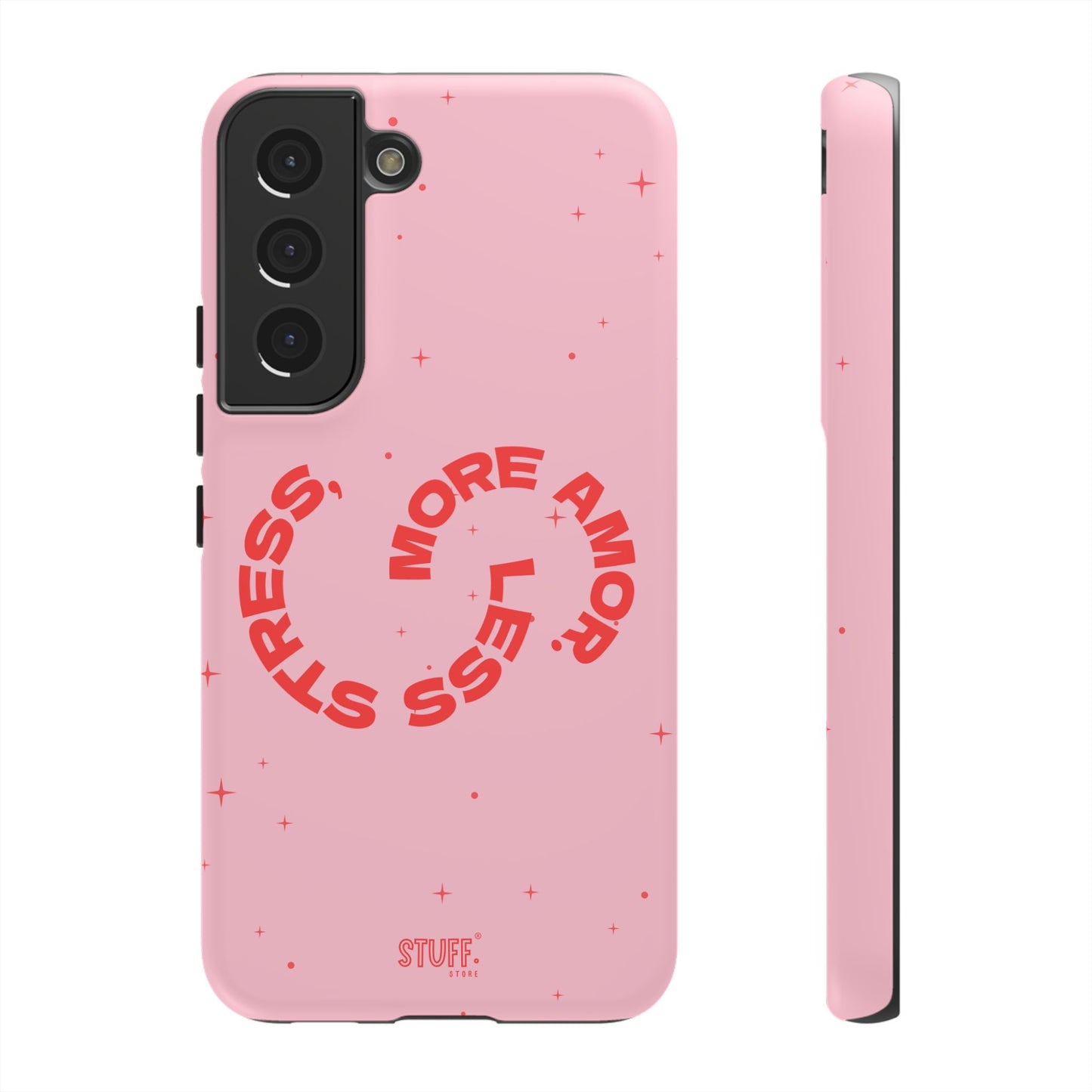 More Amor Case | Coque résistante double protection avec phrase Bienveillante