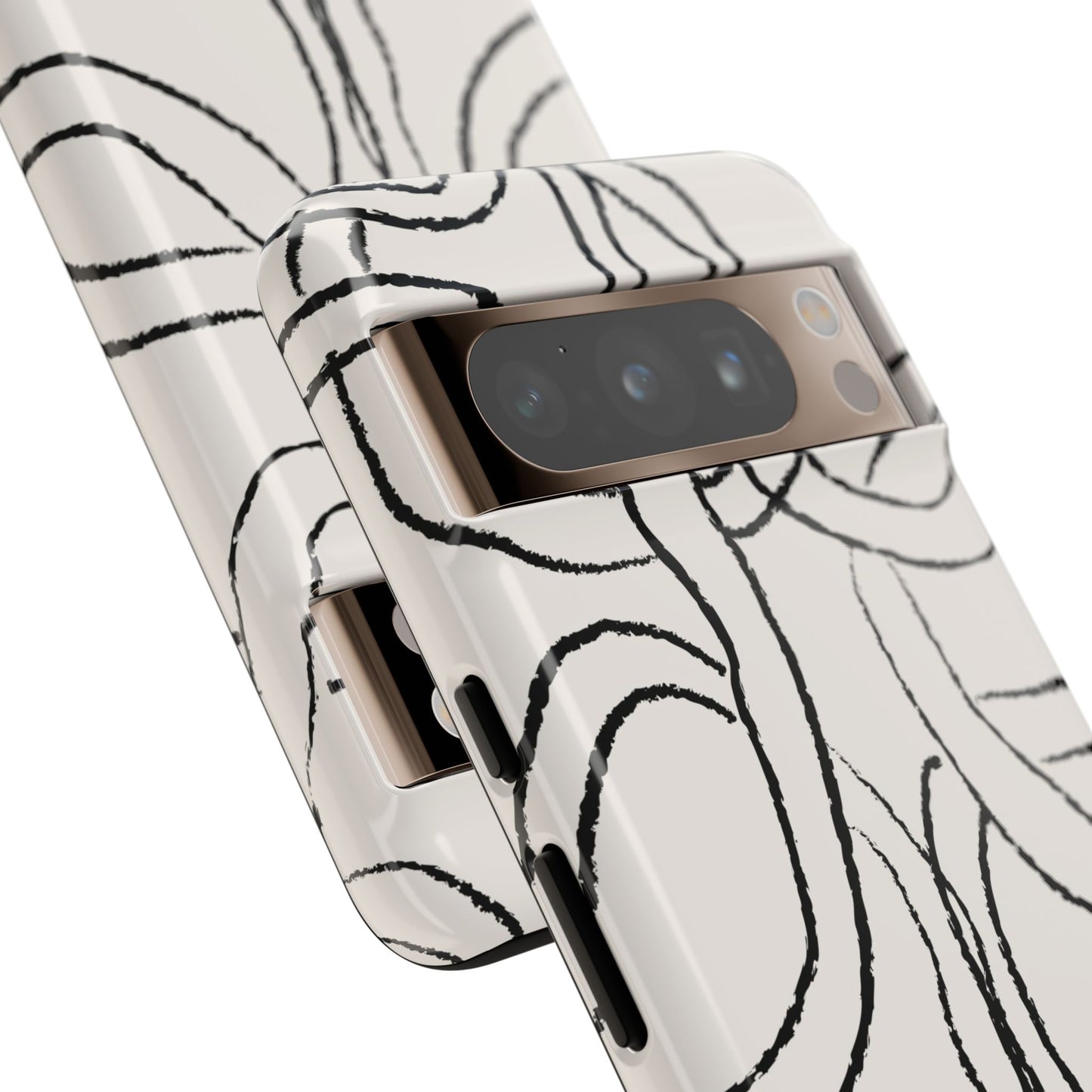 Doodly Case | Coque résistante double protection avec Design Gribouillis Minimaliste