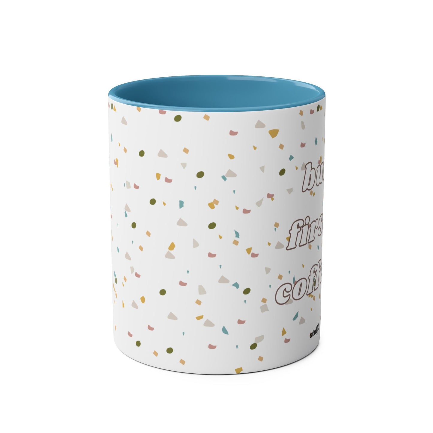 but first, coffee two-tone coffee mug