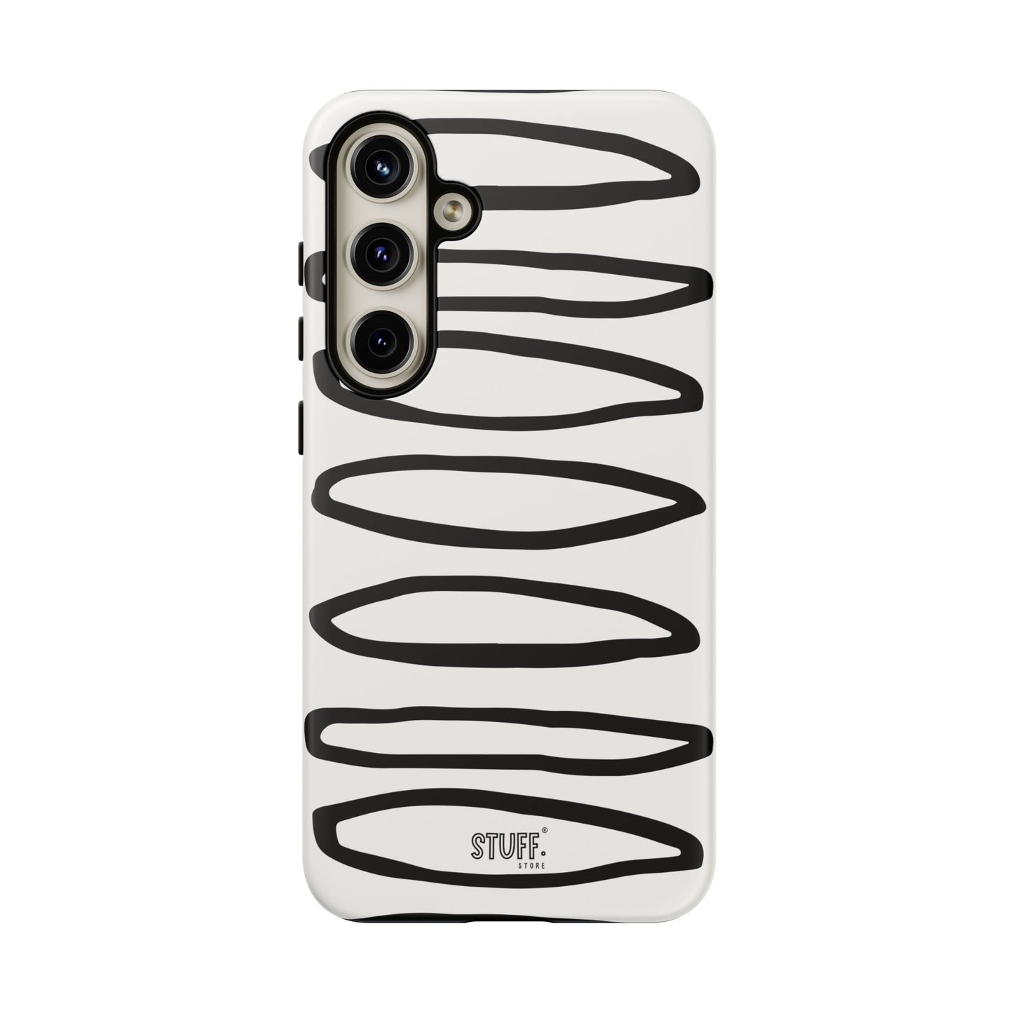 Loopy Case | Coque résistante double protection - Motif cercles abstraits