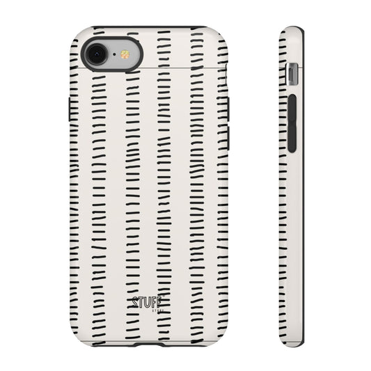 Striped Case | Coque résistante double protection antichoc - Design Minimaliste