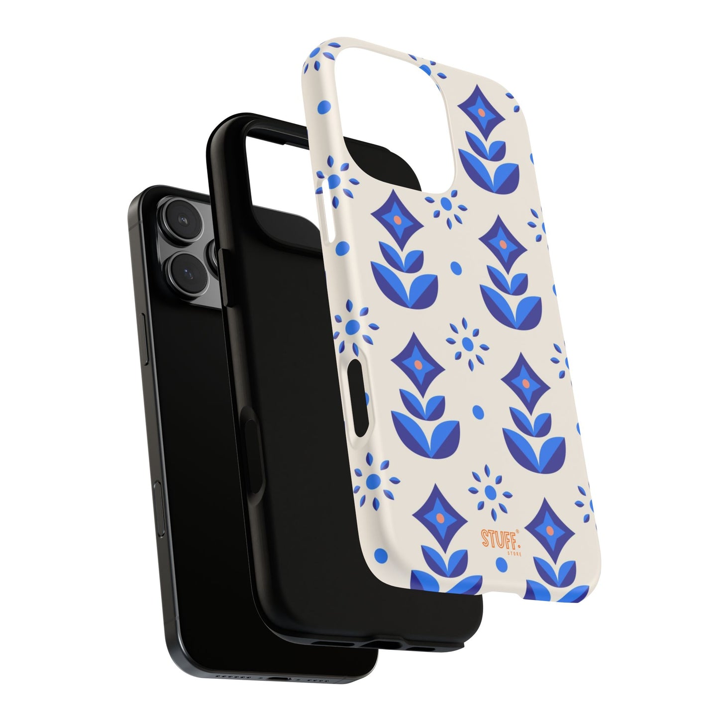 Floral Case | Coque résistante double protection avec Design Fleuri