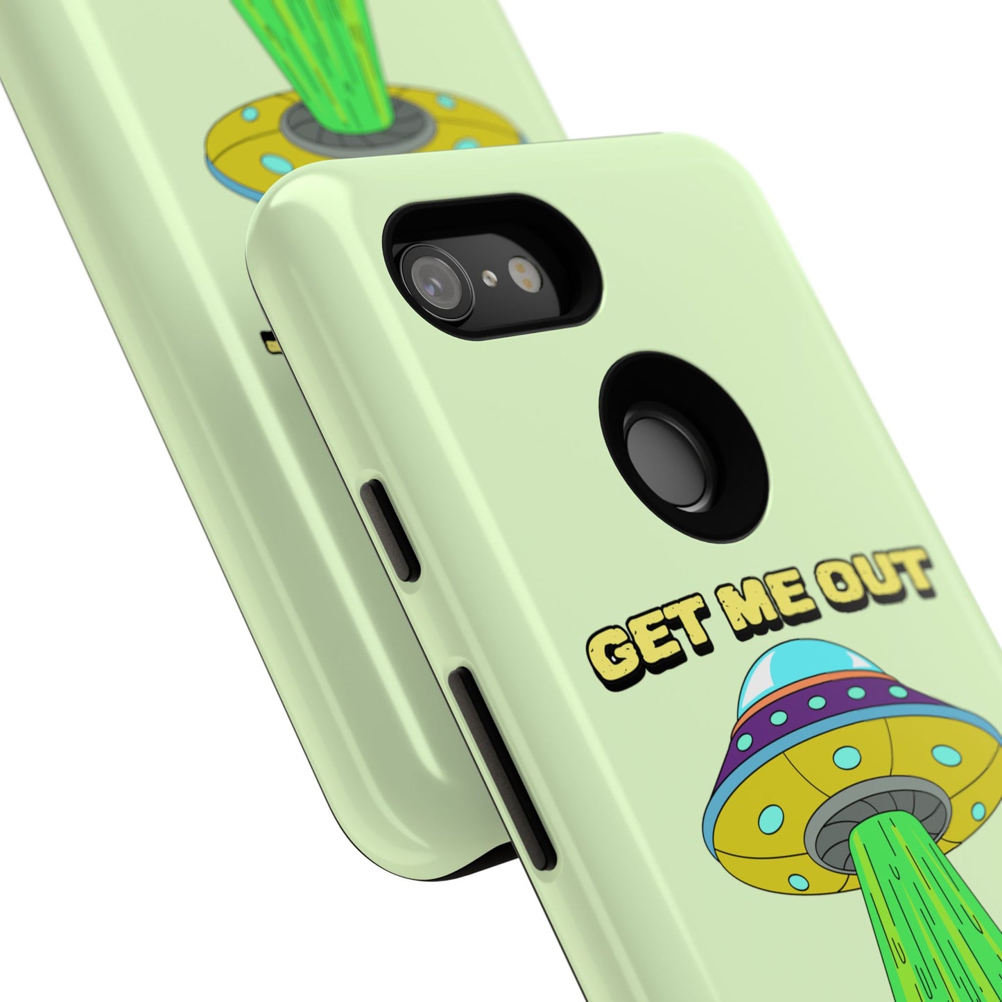 Get Me Out of Here | Coque résistante anti-choc — Vert Menthe