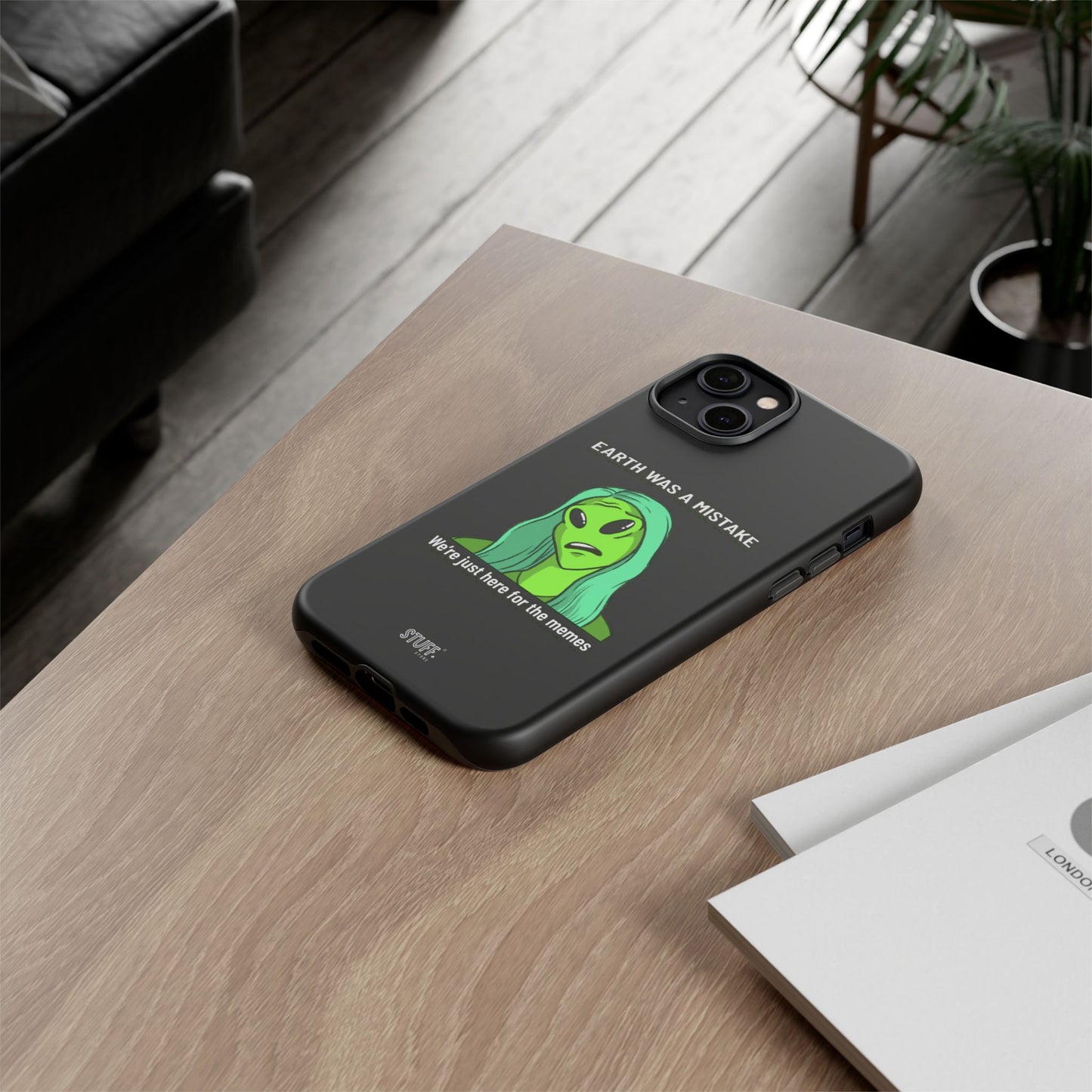 Meme Liking Alien Case | Coque résistante double protection pour les amateurs de Pop Culture