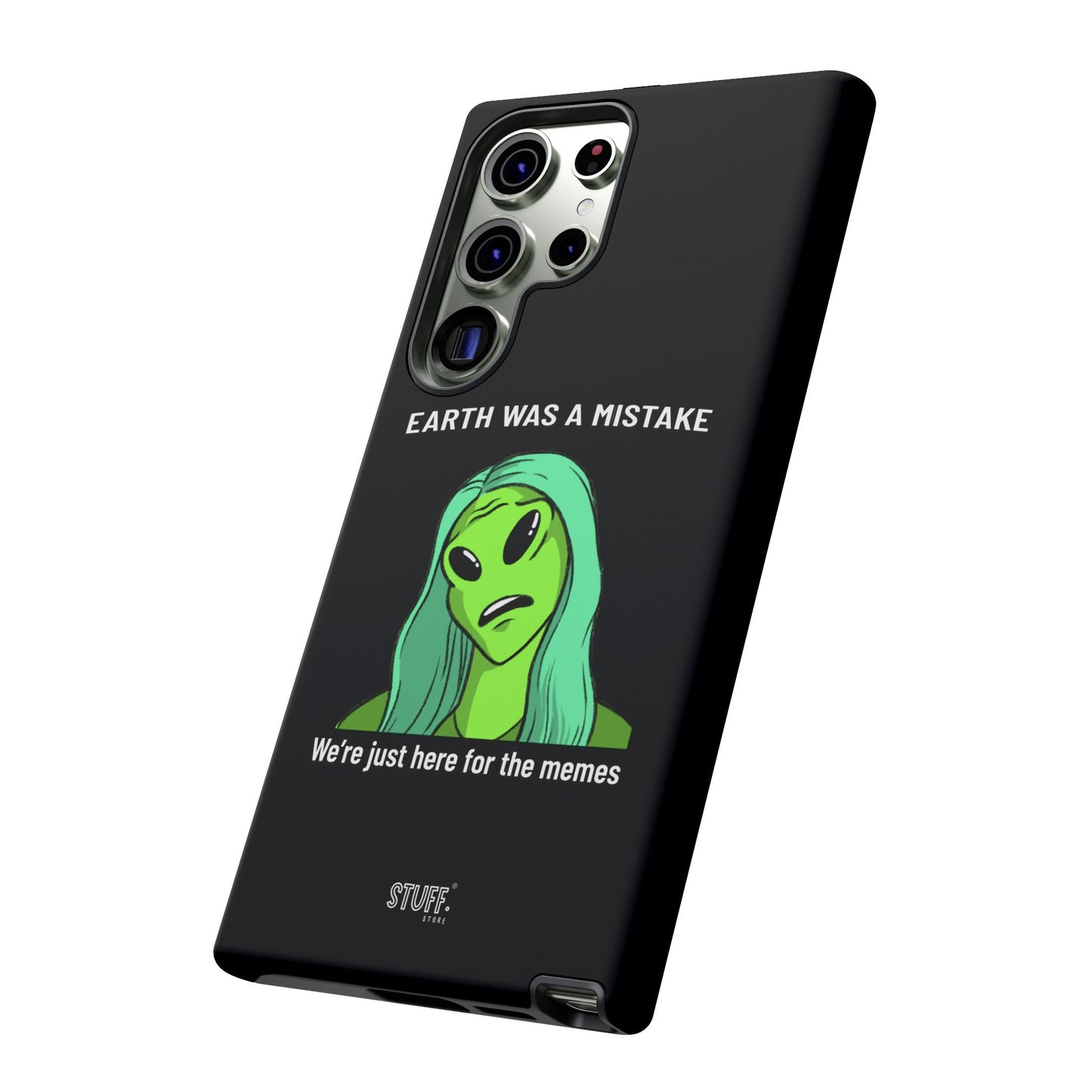 Meme Liking Alien Case | Coque résistante double protection pour les amateurs de Pop Culture