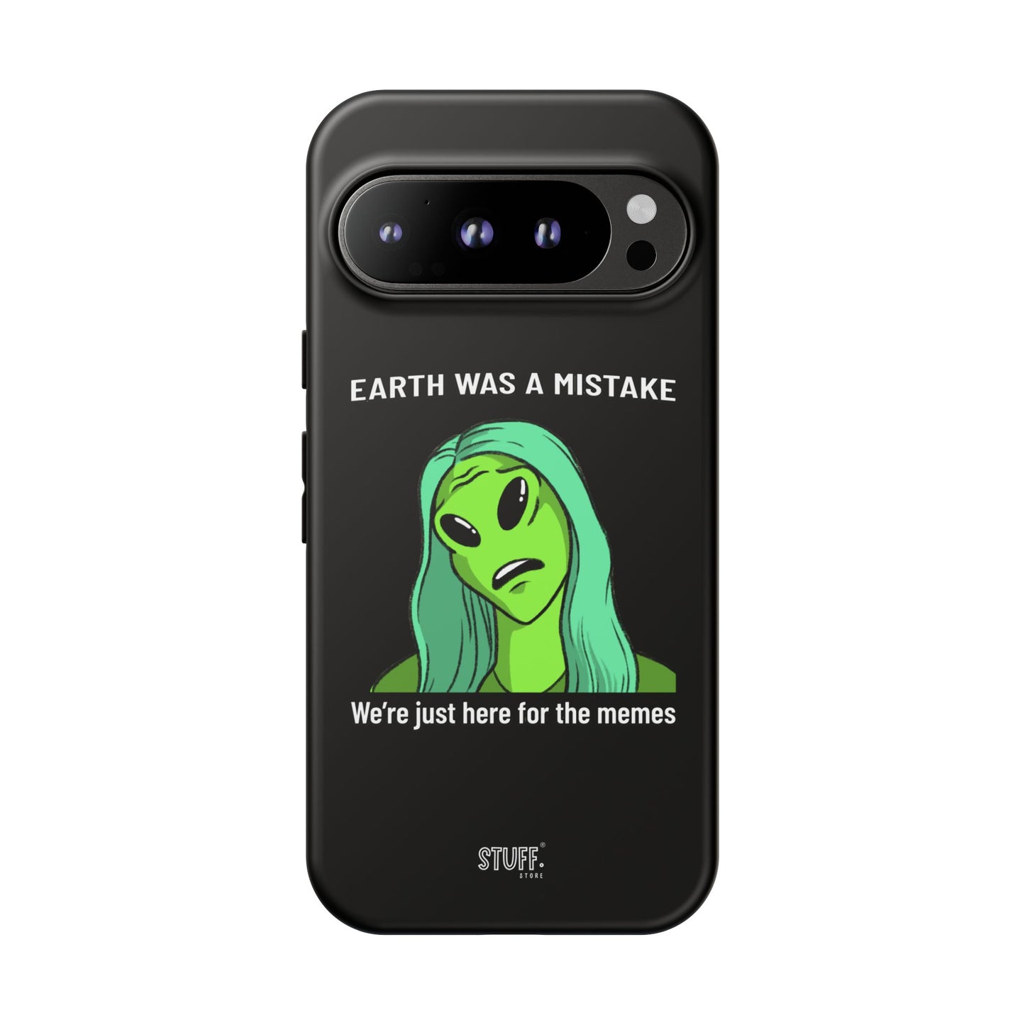 Meme Liking Alien Case | Coque résistante double protection pour les amateurs de Pop Culture