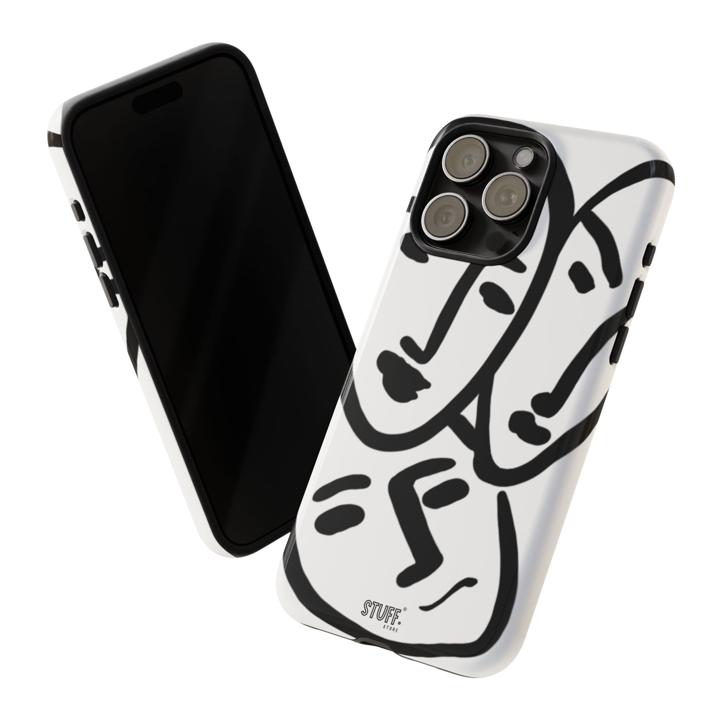 Les Trois Visages | Coque résistante double protection — inspiration Matisse