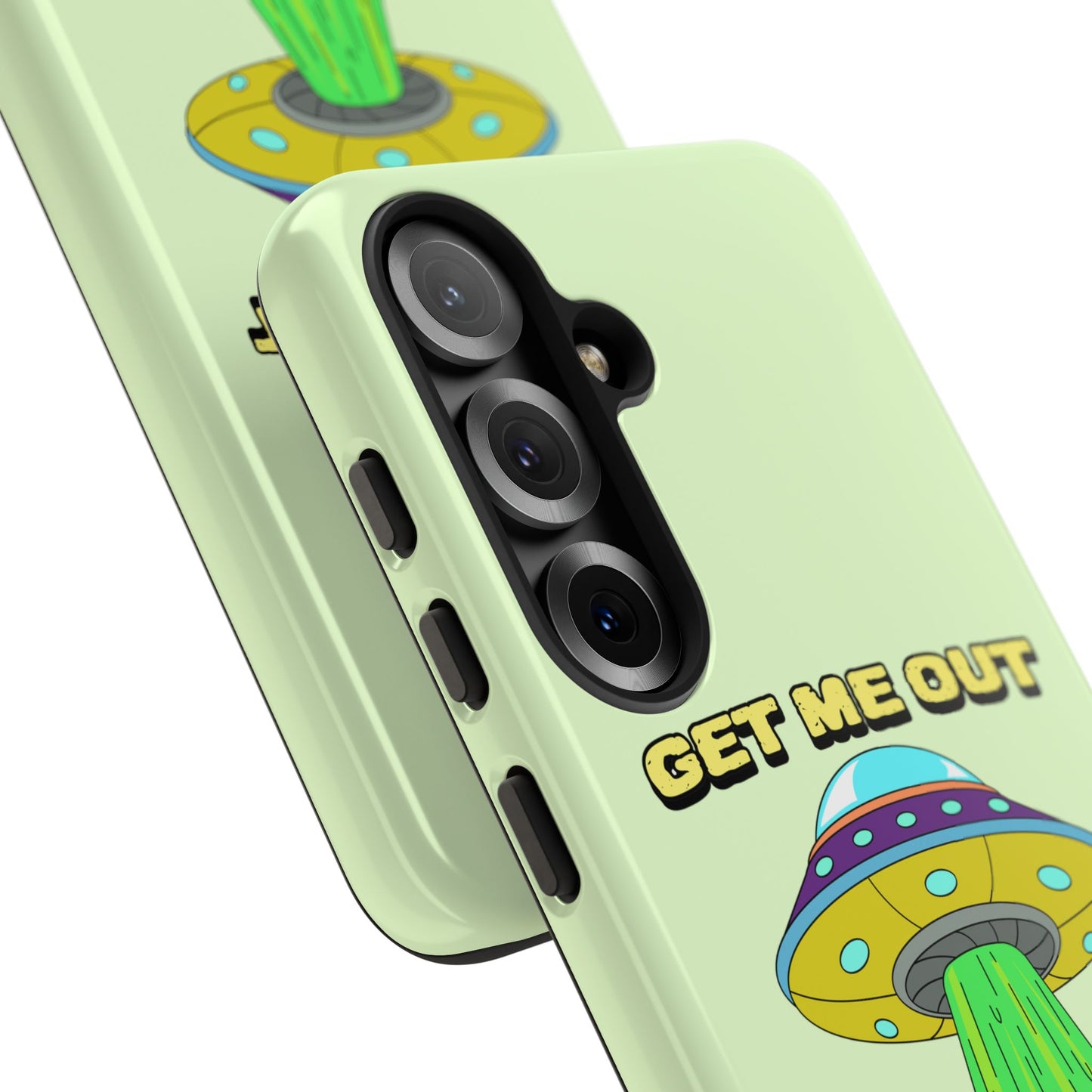 Get Me Out of Here | Coque résistante anti-choc — Vert Menthe