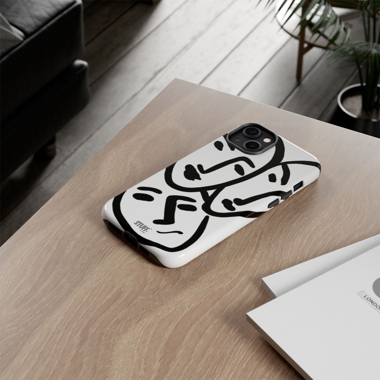 Les Trois Visages | Coque résistante double protection — inspiration Matisse