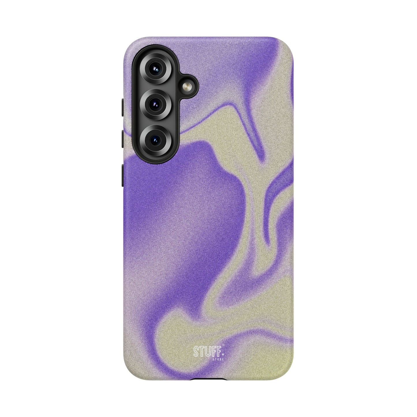 Swirly Case | Coque résistante double protection - Motif vague pourpre