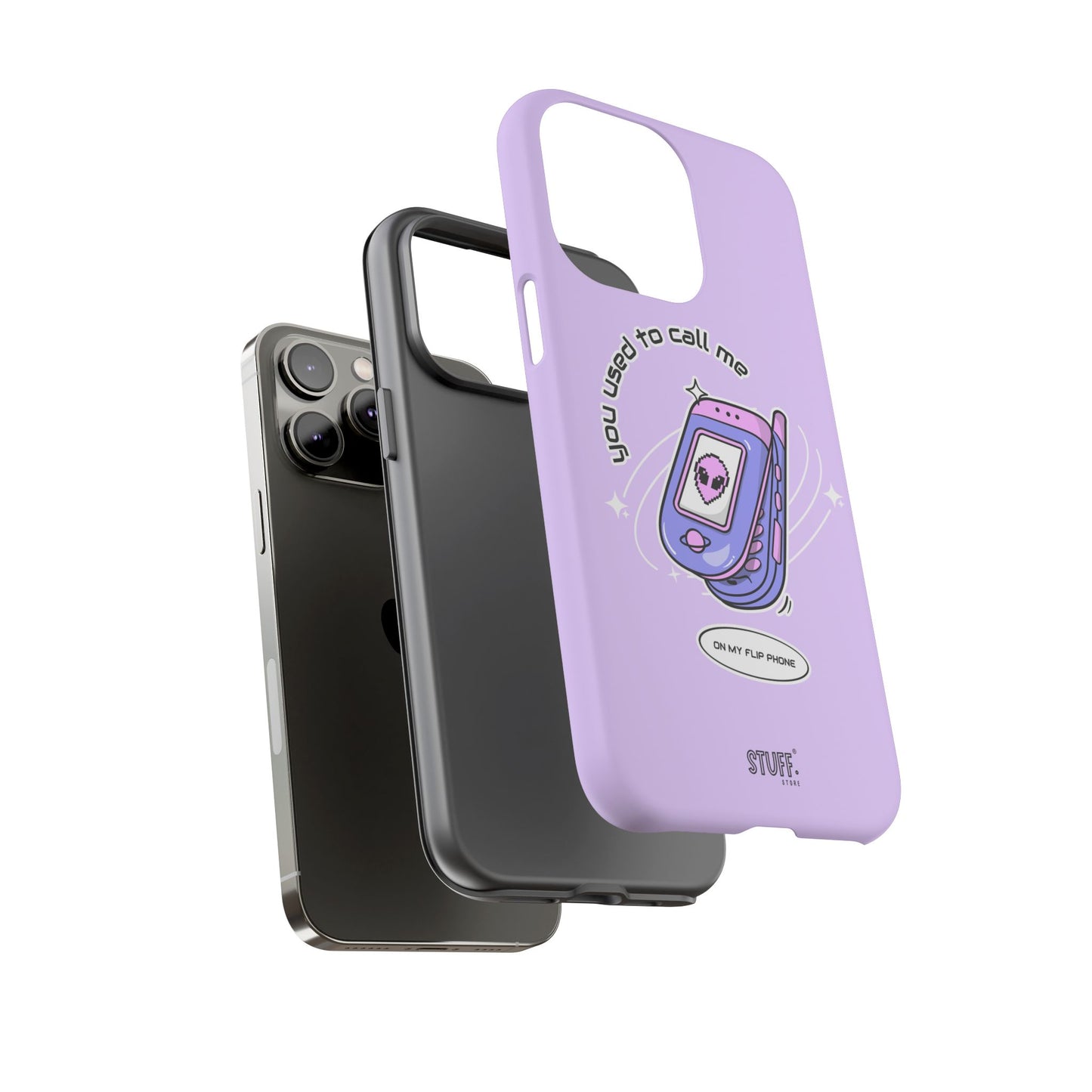 Flip Phone Case | Coque résistante double protection avec Design Y2K