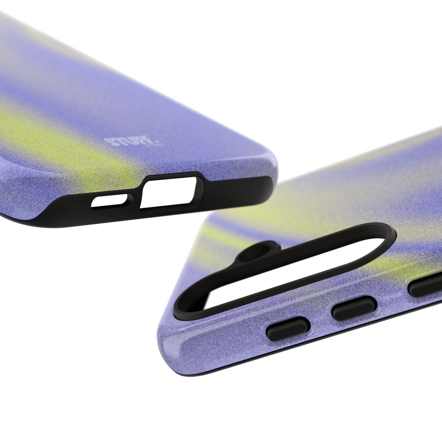 Vibrant Case | Coque résistante double protection anti-choc - Violet & Jaune