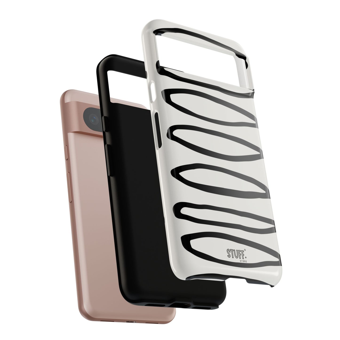 Loopy Case | Coque résistante double protection - Motif cercles abstraits