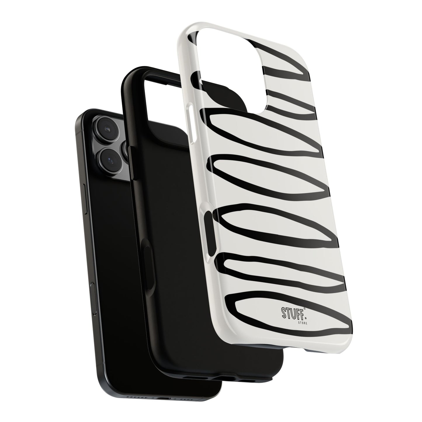 Loopy Case | Coque résistante double protection - Motif cercles abstraits