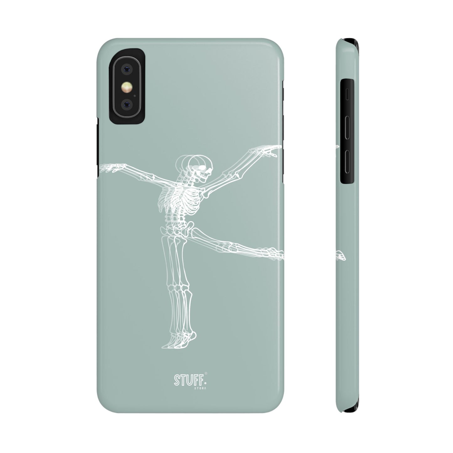 Bone-a-Rina | Coque slim durable et anti-chocs avec Design de Squelette Ballerine