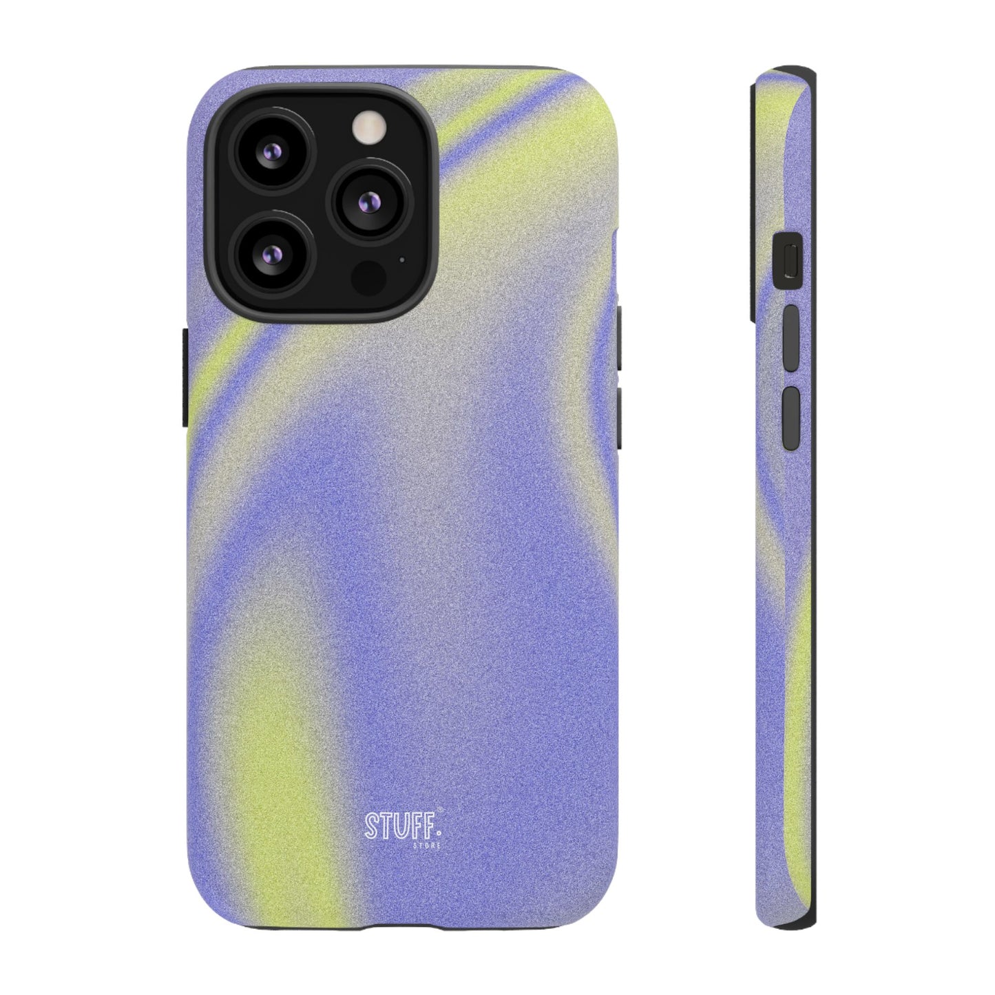 Vibrant Case | Coque résistante double protection anti-choc - Violet & Jaune