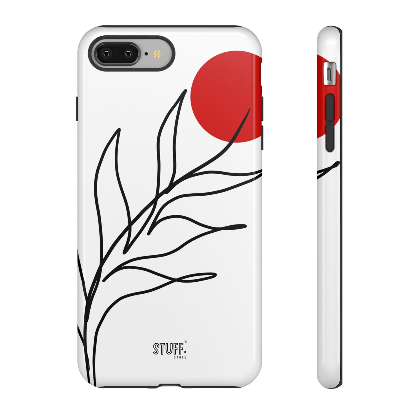 Red Sun Case | Coque résistante double protection avec Design Minimaliste