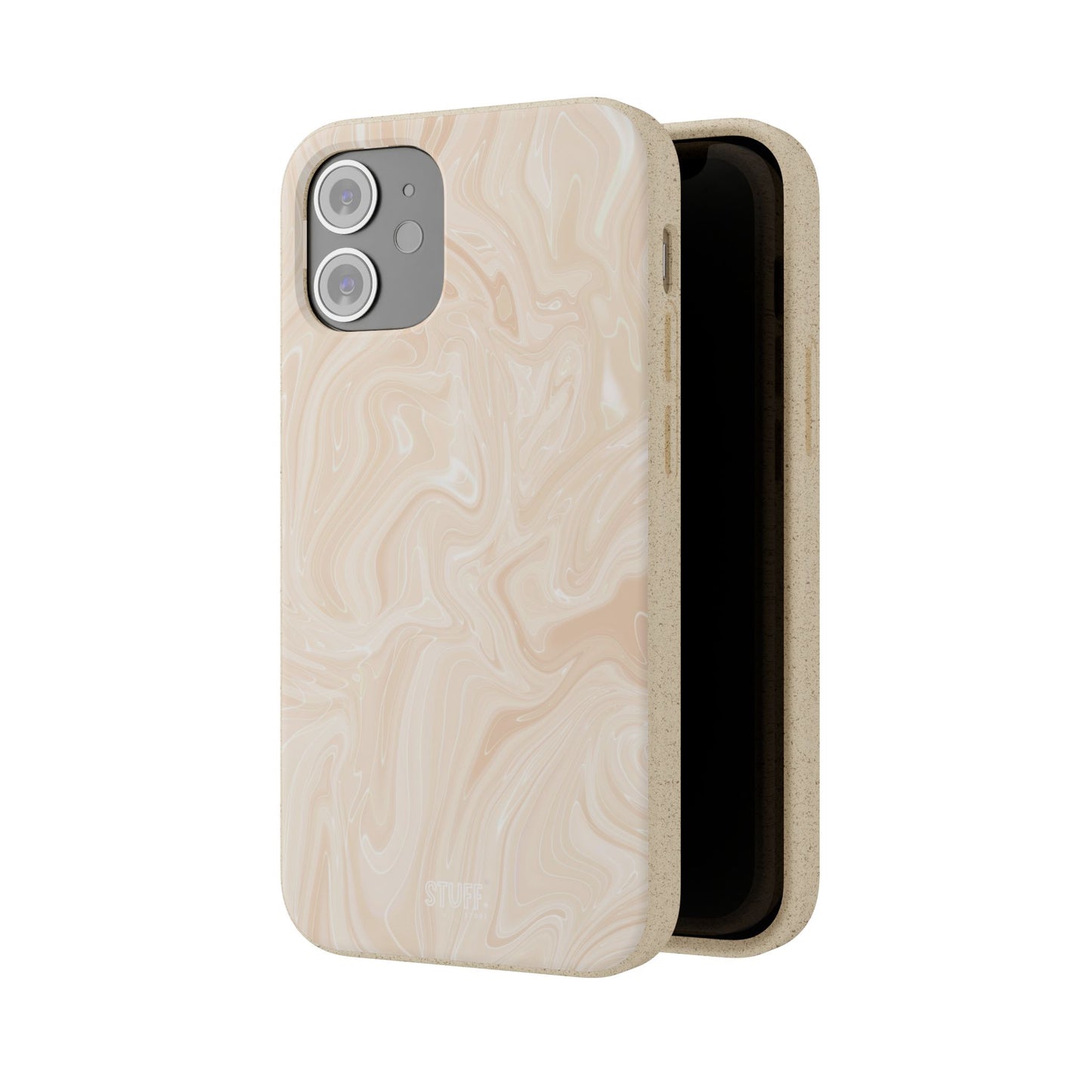 Liquid Marble Case | Coque Eco-Friendly en Bambou et Bioplastique Effet Marbré - Disponible avec Emballage Cadeau