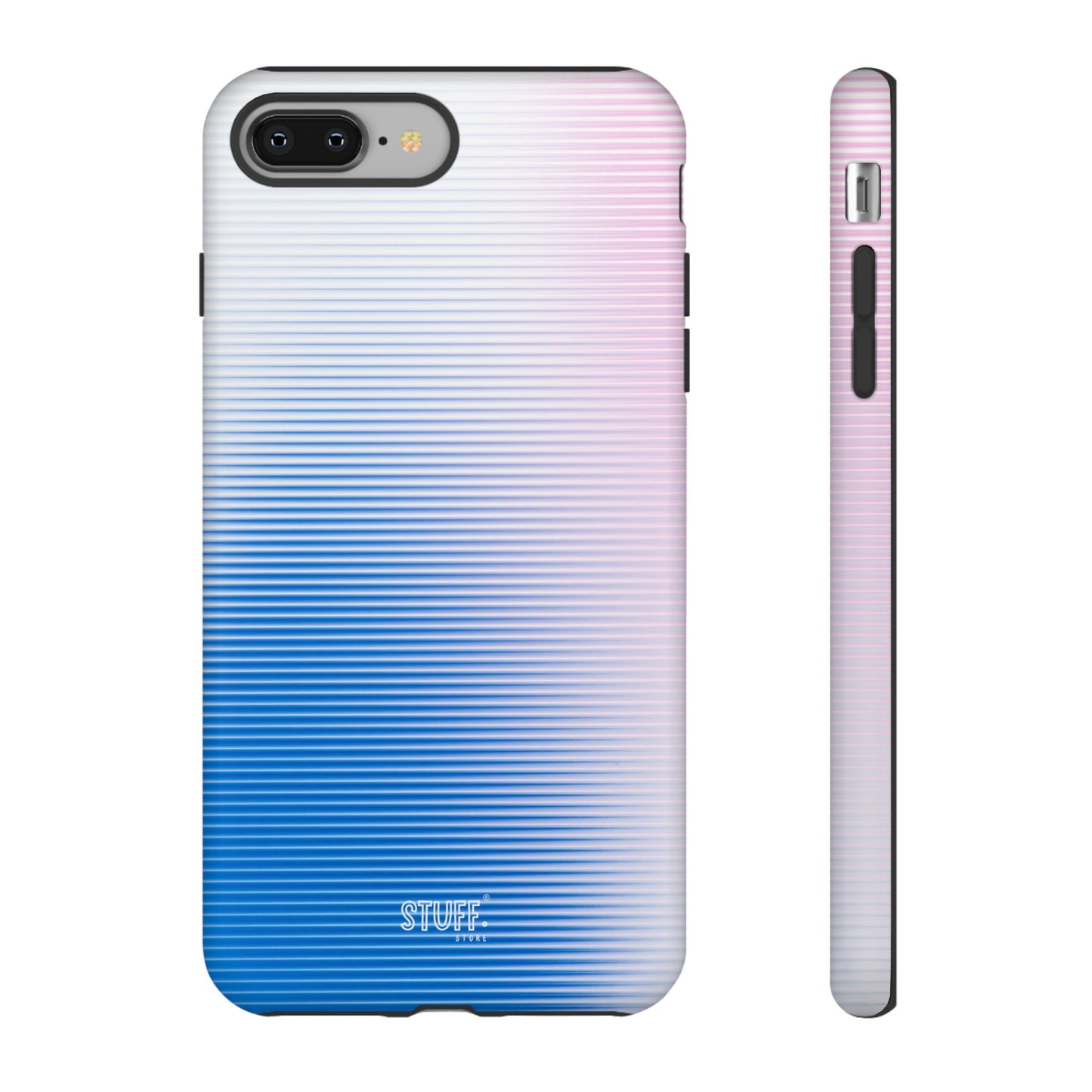 Gradient Case | Coque résistante double protection anti-choc - Dégradé Bleu & Rose