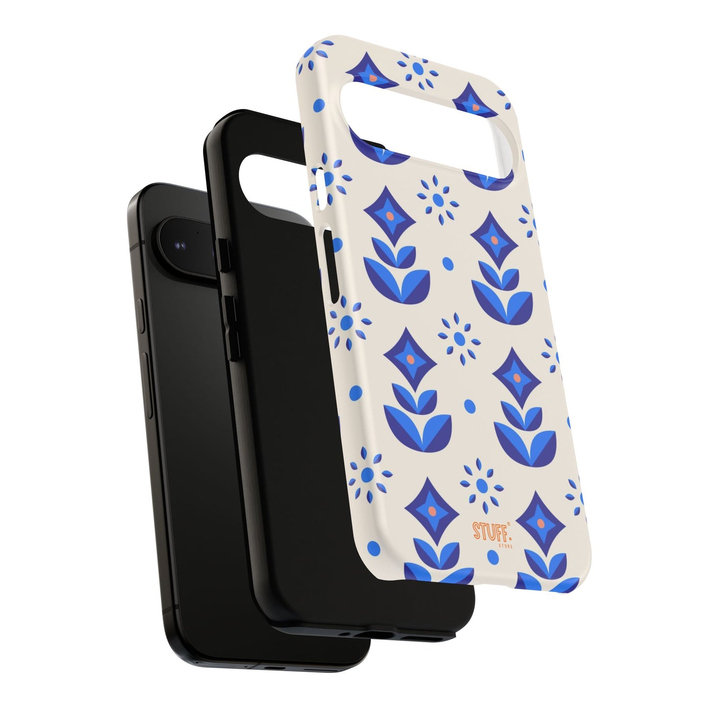 Floral Case | Coque résistante double protection avec Design Fleuri