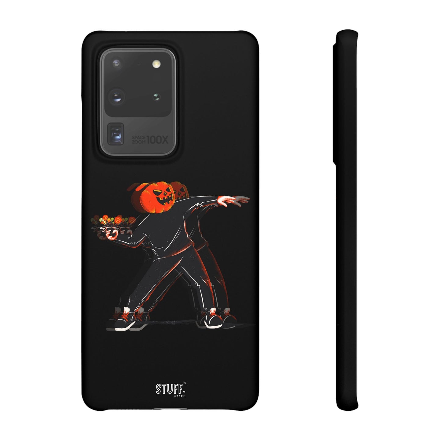 Pumpksy | Coque snap légère et résistante inspiration Banksy – Noir