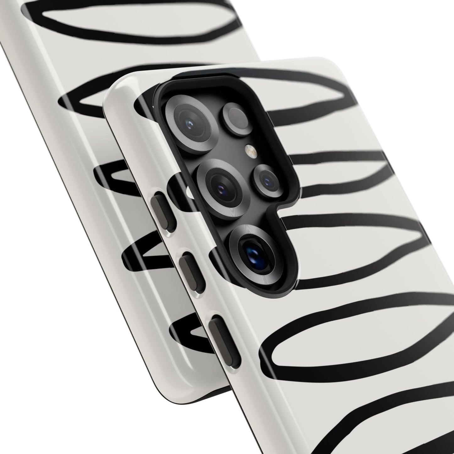 Loopy Case | Coque résistante double protection - Motif cercles abstraits