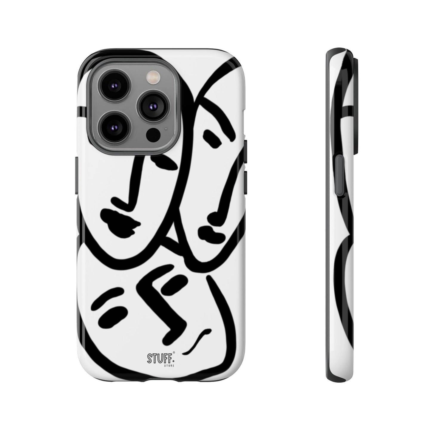 Les Trois Visages | Coque résistante double protection — inspiration Matisse