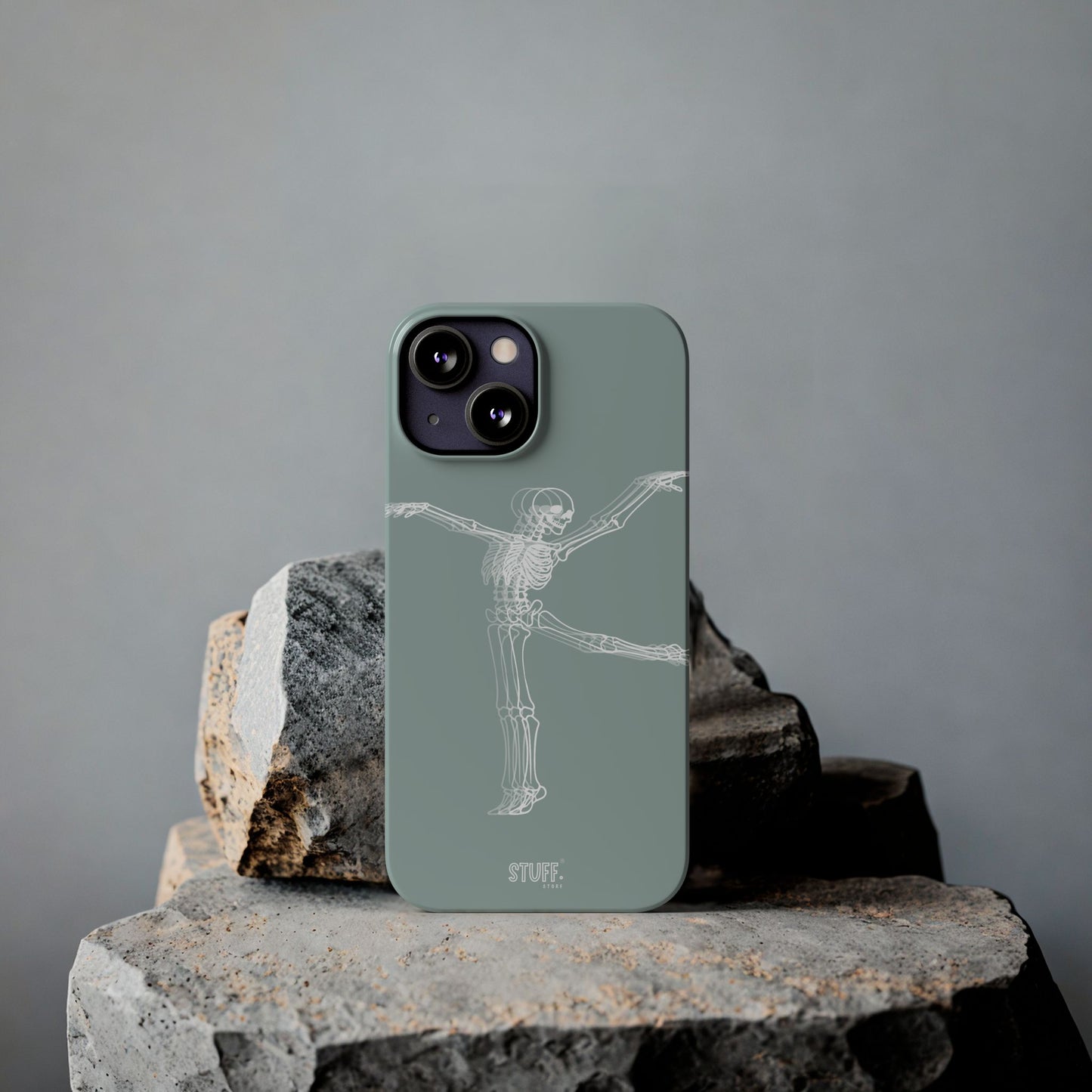 Bone-a-Rina | Coque slim durable et anti-chocs avec Design de Squelette Ballerine