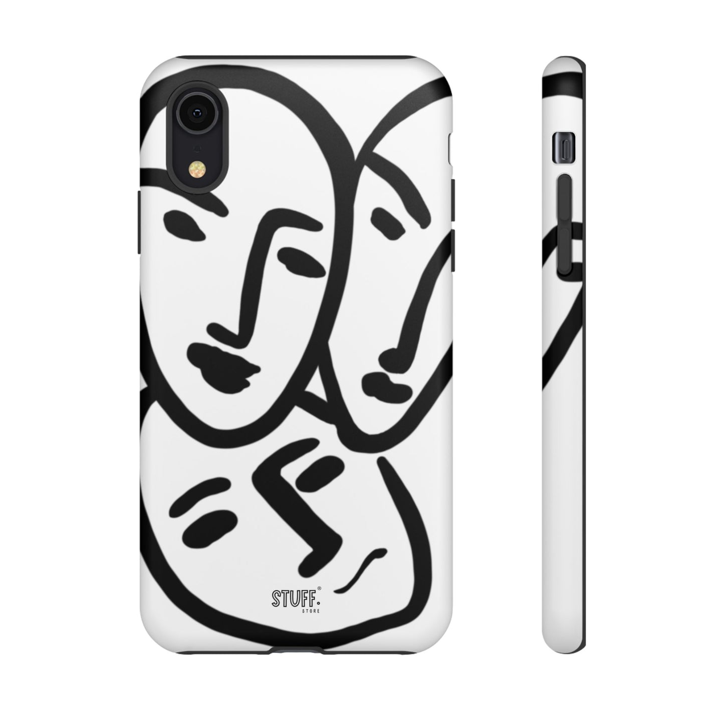 Les Trois Visages | Coque résistante double protection — inspiration Matisse
