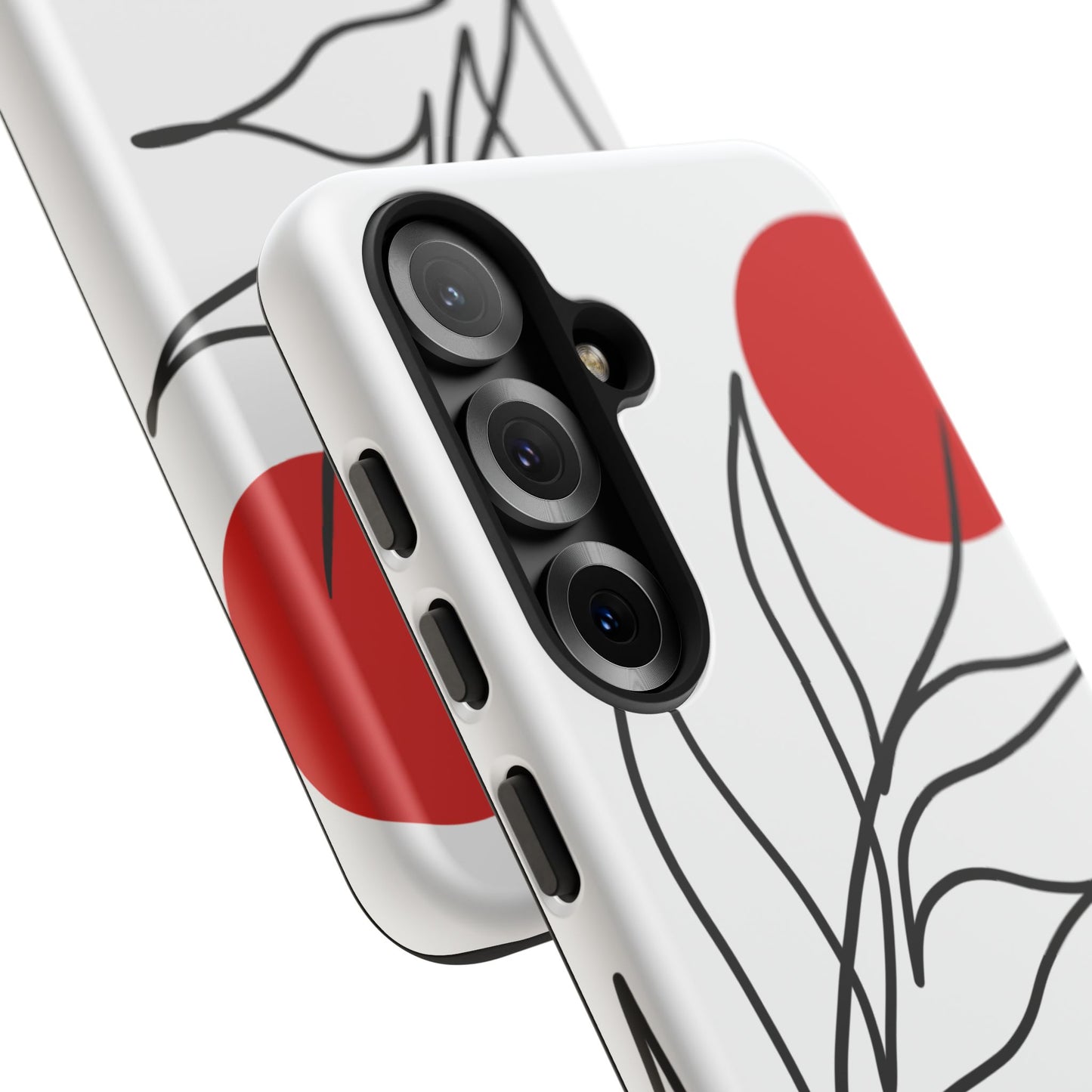 Red Sun Case | Coque résistante double protection avec Design Minimaliste