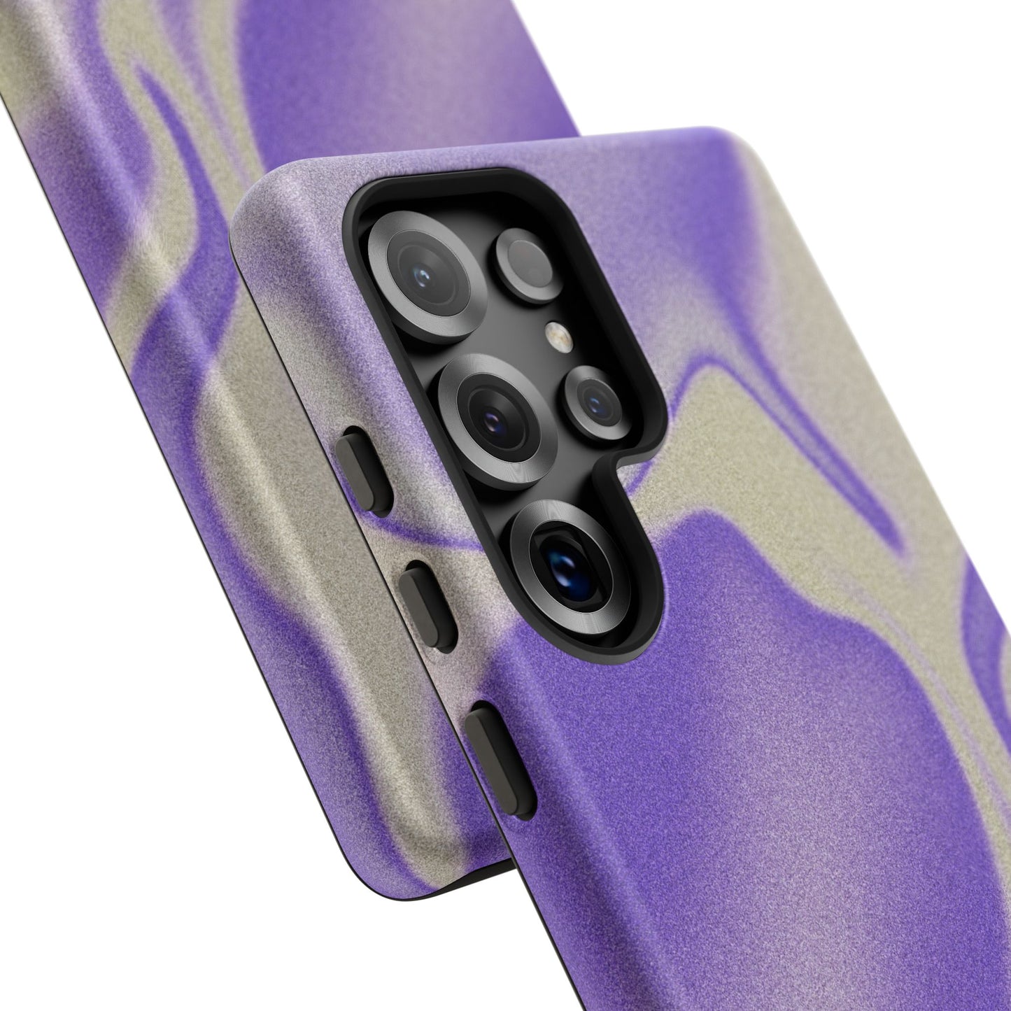 Swirly Case | Coque résistante double protection - Motif vague pourpre