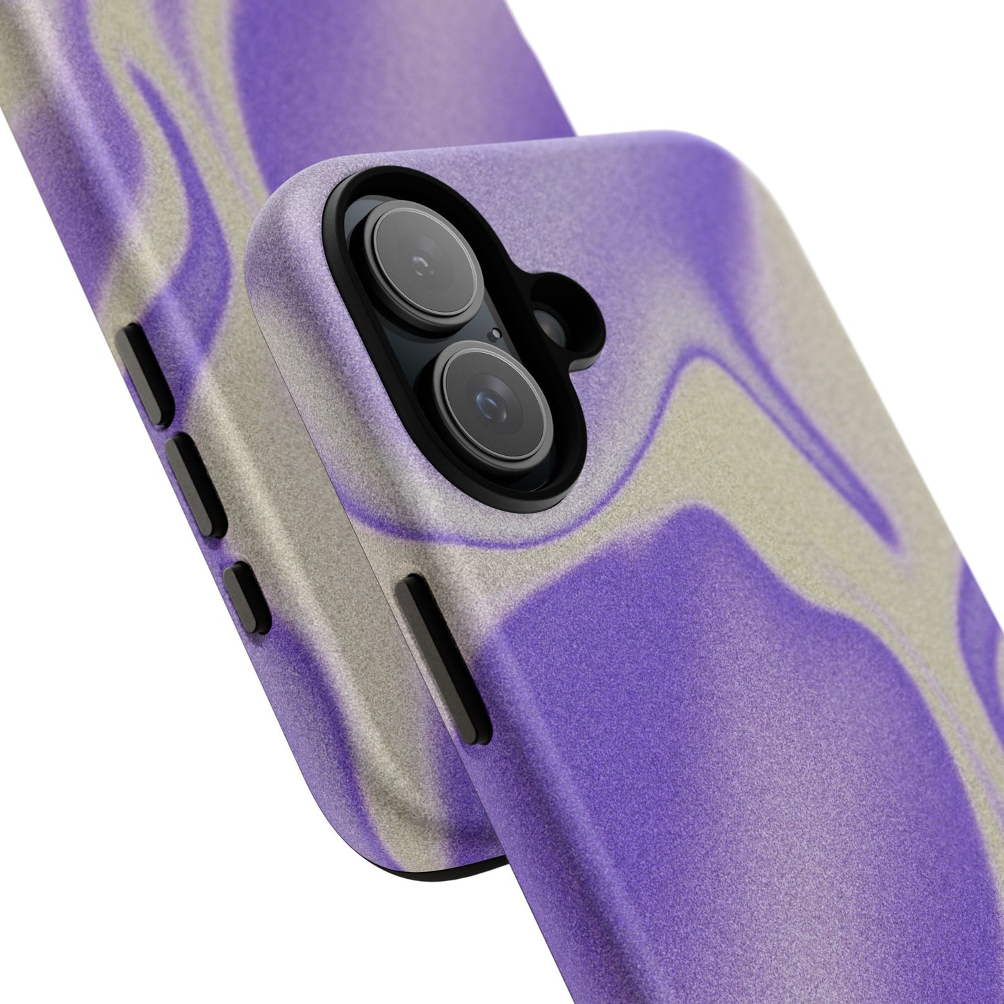 Swirly Case | Coque résistante double protection - Motif vague pourpre