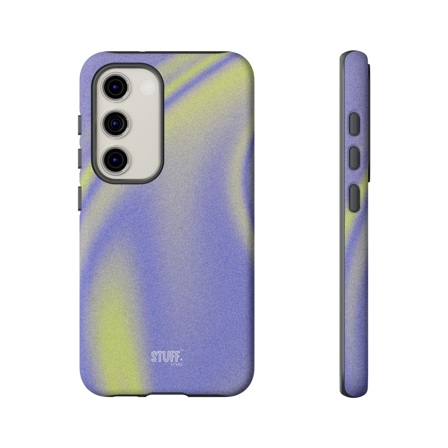 Vibrant Case | Coque résistante double protection anti-choc - Violet & Jaune
