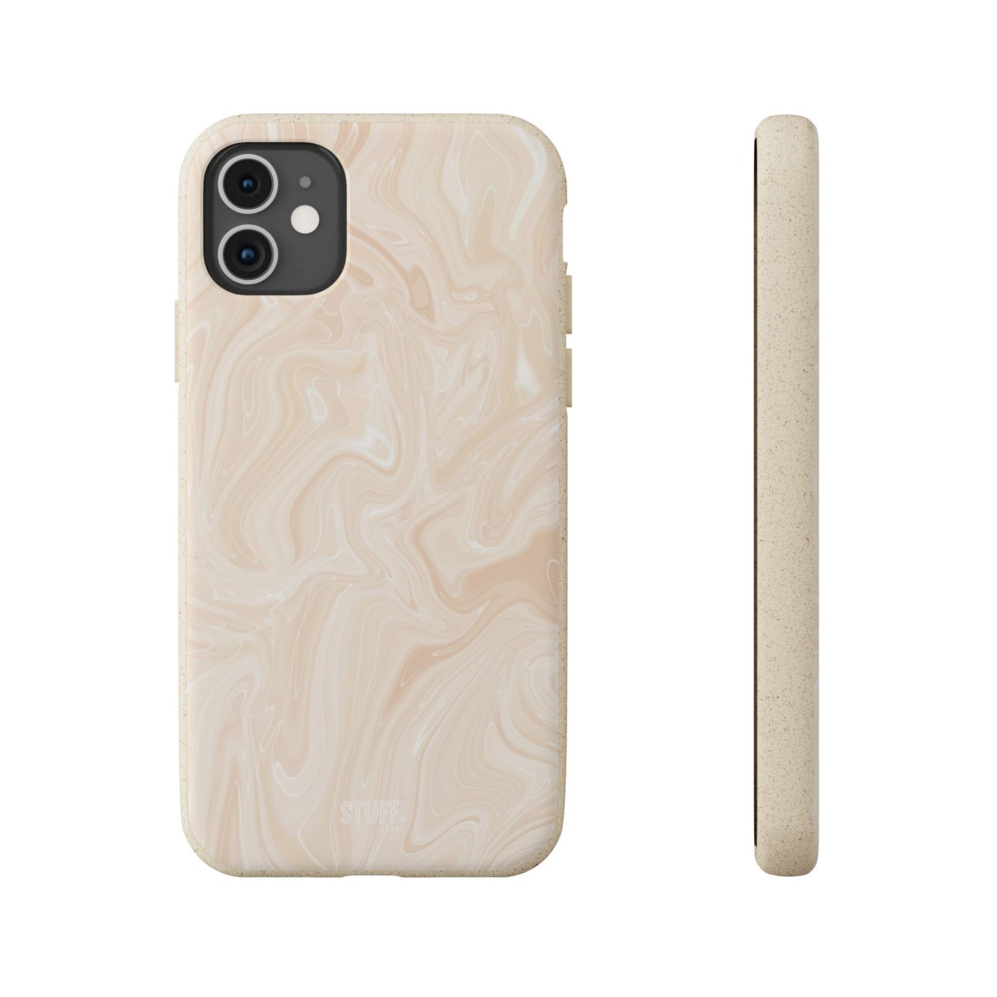 Liquid Marble Case | Coque Eco-Friendly en Bambou et Bioplastique Effet Marbré - Disponible avec Emballage Cadeau