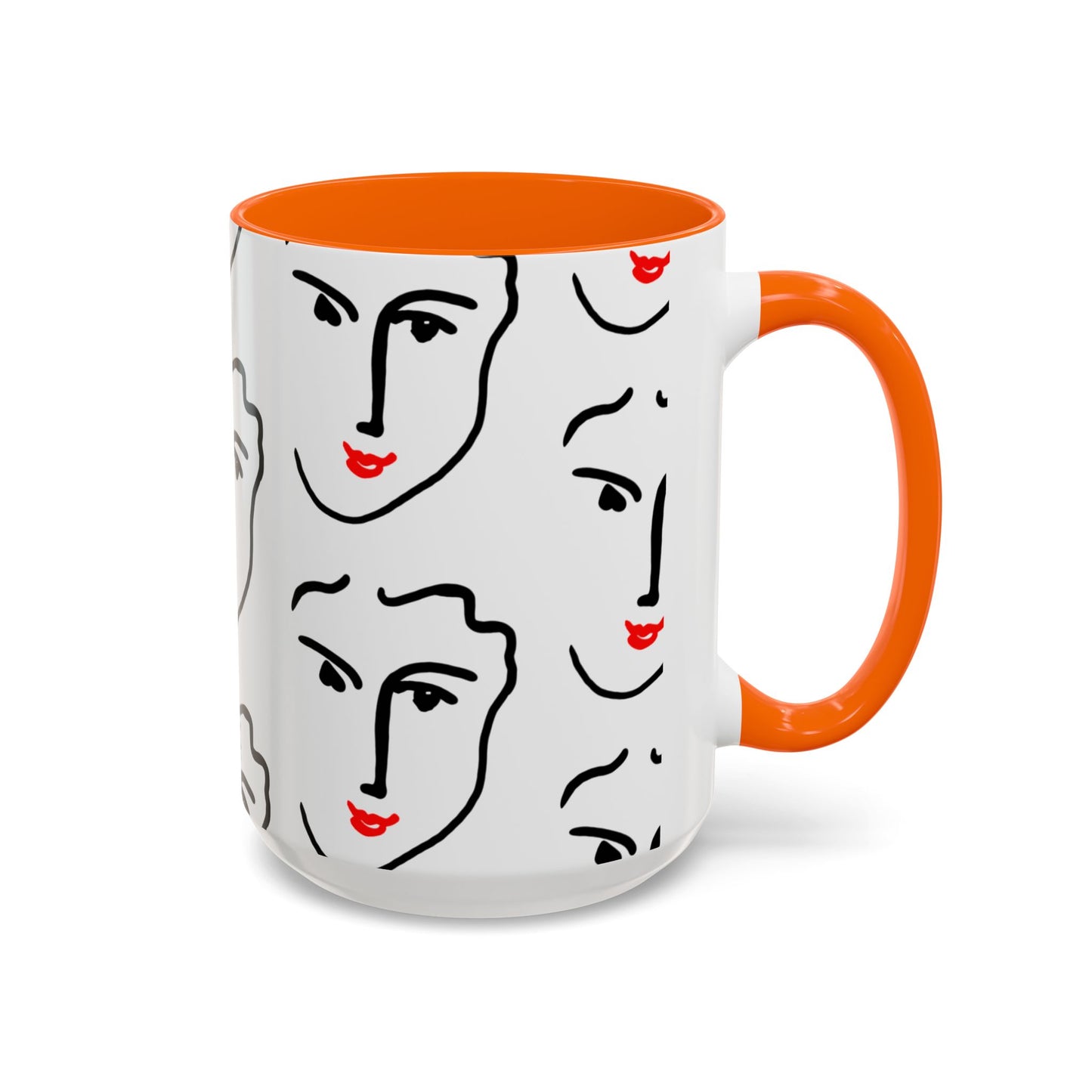 Nadia Cup | Matisse-inspired two-tone mug - 330ml