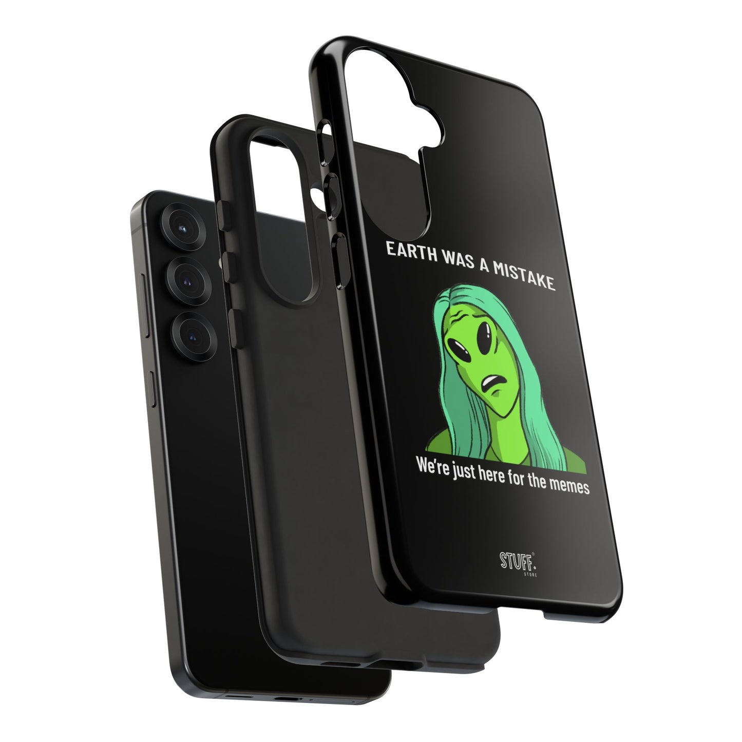 Meme Liking Alien Case | Coque résistante double protection pour les amateurs de Pop Culture