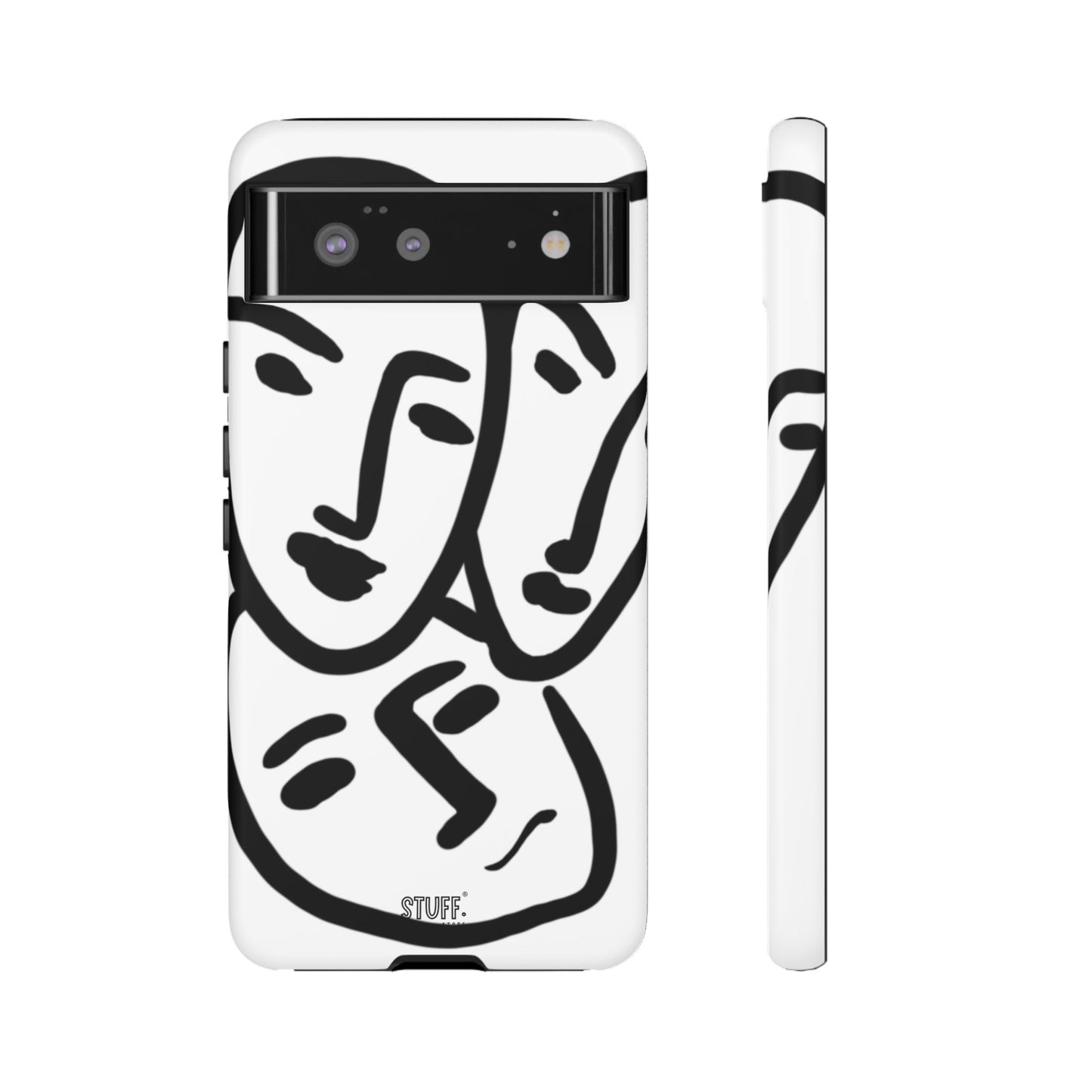 Les Trois Visages | Coque résistante double protection — inspiration Matisse